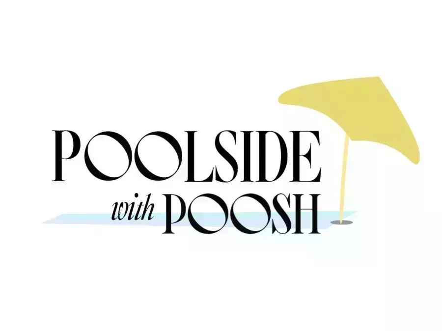 poolside with poosh logo