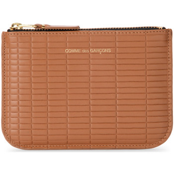 Comme Des Garcons Monedero Cartera Brick Line de piel de