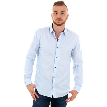 Jack & Jones Camisa manga larga 12151587 JPRSANTIAGO FORMAL SHIRT L/S CASHMERE BLUE SLIM FIT