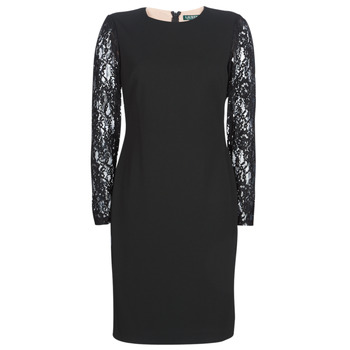 Lauren Ralph Lauren Vestido LACE PANEL JERSEY DRESS