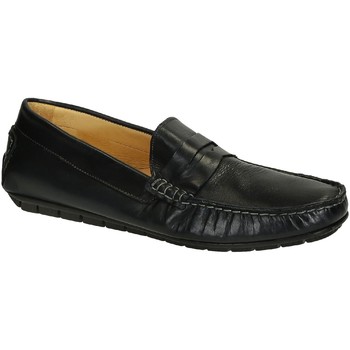 Leonardo Shoes Mocasines 503 VITELLO BLU FAUSTO