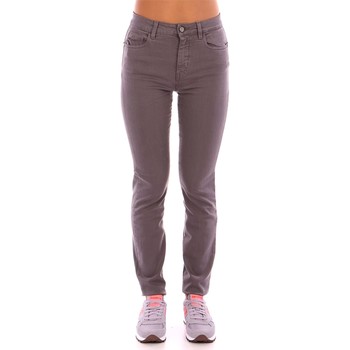 Manila Grace Pantalón pitillo DENIM pantalones vaqueros mujer gris