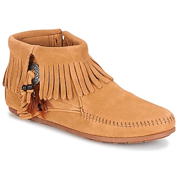 Minnetonka Botines CONCHO FEATHER SIDE ZIP BOOT