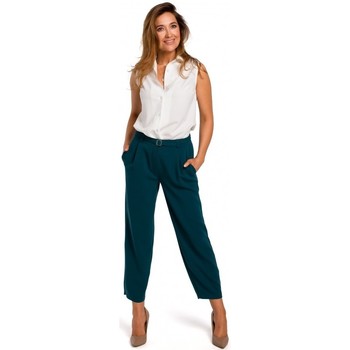 Style Pantalón S172 Camisa sin mangas - color crudo