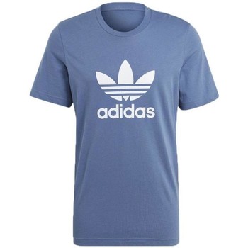 adidas Camiseta ADIDAS TREFOIL CELESTE