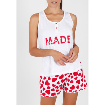 Admas Camiseta de pijama corta hecha con amor