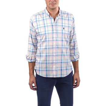 El Pulpo Camisa manga larga CAMISA PINPOINT CUADRO MADRAS AZUL