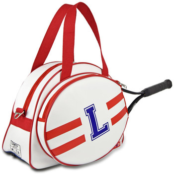 Idawen Bolsa de deporte RAQUETERO MUJER PERSONALIZABLE BLANCO-ROJO