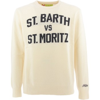 Mc2 Saint Barth Jersey HERON suéteres hombre Crema