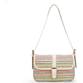 Bosanova Bolso Bolso multicolor en rafia con solapa