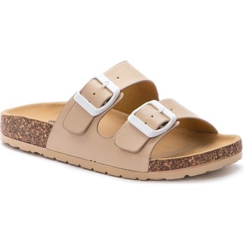 Keddo Sandalias Zapatillas planas casual beige