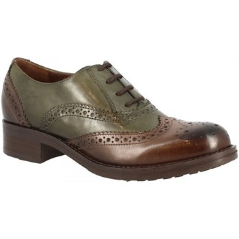 Leonardo Shoes Zapatos de vestir D08913LIA5. TQ02 TEQUILA EBANO VERDE