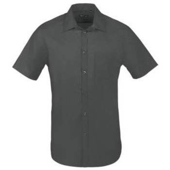 Sols Camisa manga corta BRISTOL FIT Gris Titanio