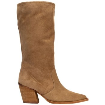 Vienty Botas Bota arrugada suede camel Given