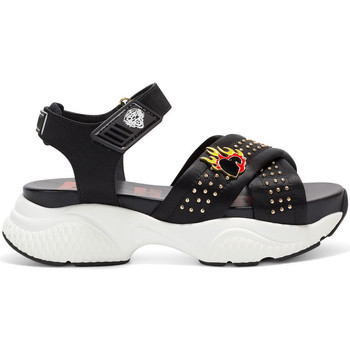 Ed Hardy Sandalias - Flaming sandal black