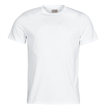 Guess Camiseta ES SS PIMA EMB LOGO CREW