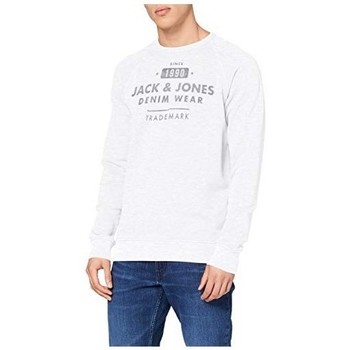 Jack & Jones Jersey SUDADERA BLANCA CUELLO REDONDO JJ 12164976