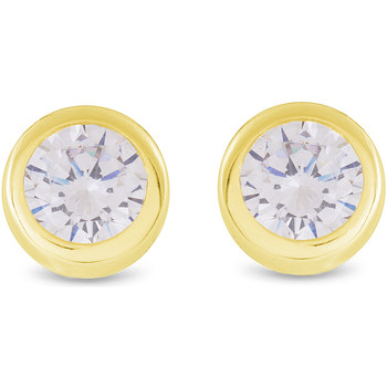 Luxenter Pendientes Pendientes Imrak Con Baño De Oro Amarillo De 18 Quilates