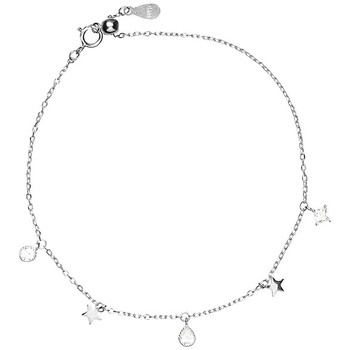 Luxenter Pulseras Pulsera Estrella De Plata De Ley 925