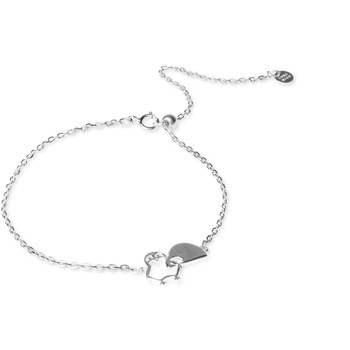 Luxenter Pulseras Pulsera Lesy De Plata De Ley 925