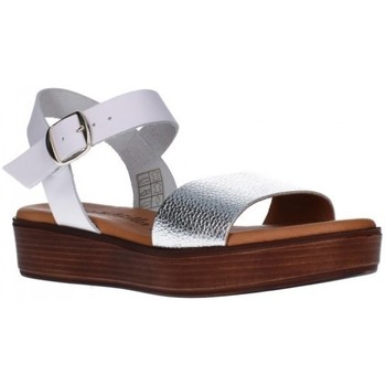 Patricia Miller Sandalias 42500 plata/blanco Mujer Plata