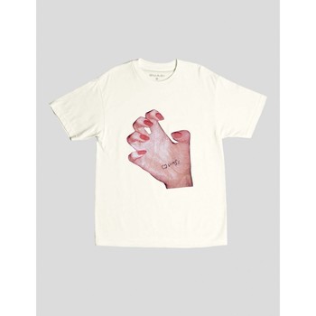 Quasi Camiseta CAMISETA MR. HAND TEE WHITE