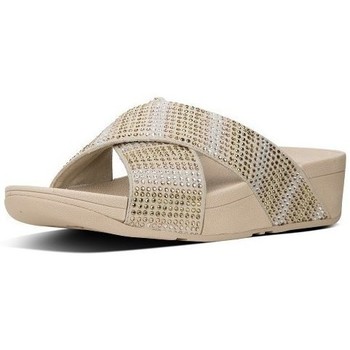 FitFlop Sandalias STROBE TM SLIDE SANDALS - GOLD MIX