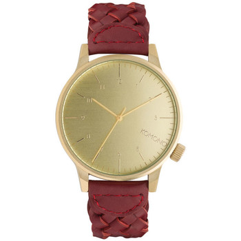 Komono Reloj analógico Winston woven burgundy