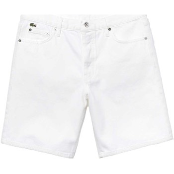 Lacoste Short Pantalón Live Vaquero corto para hombre Blanco