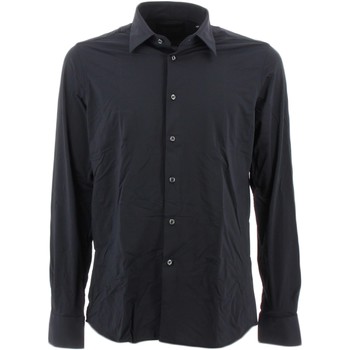 Rrd - Roberto Ricci Designs Camisa manga larga W20250 camisas hombre Negro