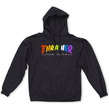 Thrasher Jersey Sweat rainbow mag hood