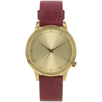 Komono Reloj analógico Estelle burgundy