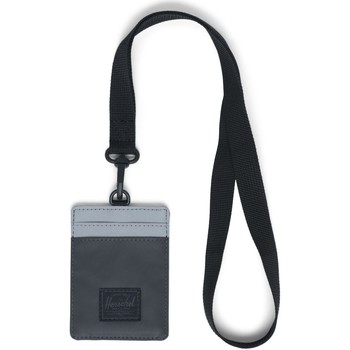 Herschel Cartera Charlie Lanyard RFID Black - Reflective/Silver - Reflective