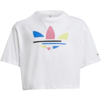 adidas Camiseta CORTA ADIDAS ADICOLOR CROPPED BIANCA