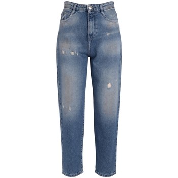 Pinko Jeans Jeans Mom Fit de denim azul