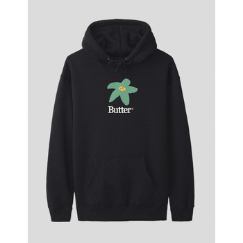 Butter Goods Jersey SUDADERA FLOWERS HOODIE BLACK