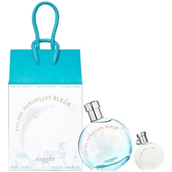 Hermès Paris Agua de Colonia EAU DES MERVEILLES BLEUE EDT SPRAY 50ML + EDT SPRAY 7,5ML