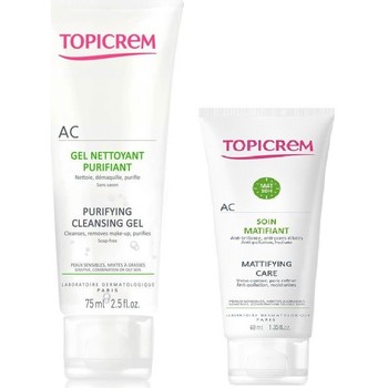 Topicrem Cuidados especiales AC SOIN MATIFICANT 40ML + GEL PUR