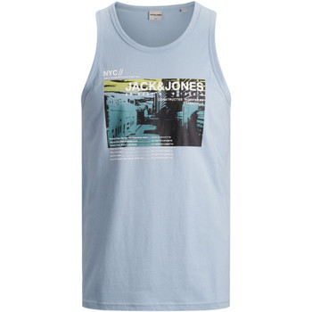 Jack & Jones Camiseta tirantes 12188072 JCOBLADE TANK TOP DUSTY BLUE/TANK TOP