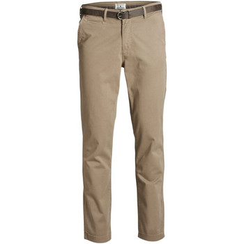 Jack & Jones Pantalón chino 12159937 JJIROY JJJAMES SA BEIGE NOOS BEIGE