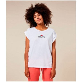 10 Days Camiseta Tee I love White