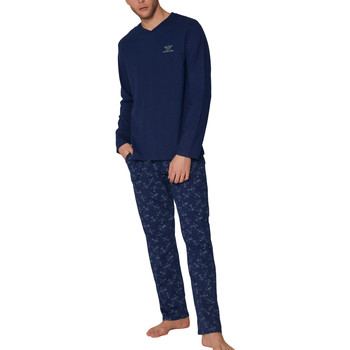 Admas For Men Pyjama tenue d'intérieur pantalon et haut Travel Planes