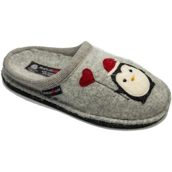 Haflinger Pantuflas HF-PINGUINO-gri-D