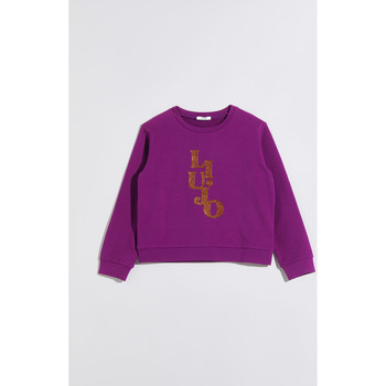 Liu Jo Jersey Sudadera violeta con logotipo