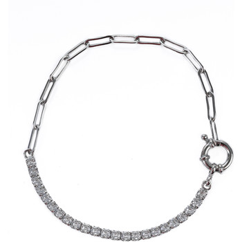 Luxenter Pulseras Pulsera Minah De Plata De Ley 925