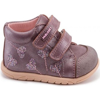 Pablosky Botines Botas Corazones Brillos 001972 Rosa