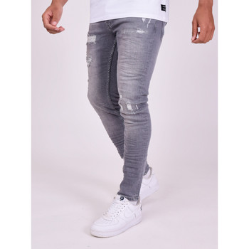 Project X Paris Pantalones Pantalon Jeans Slim effet usé