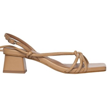 Vienty Sandalias Sandalia tacón cordones camel Bellie