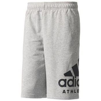 adidas Short PANTALON CORTO SID ATHLETICS LOGO GRIS NEGRO