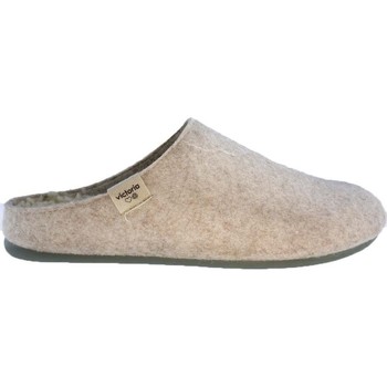 Victoria Pantuflas Zapatillas de Casa Fieltro Beige